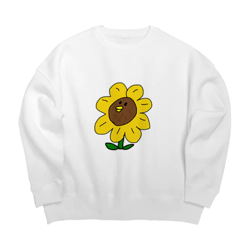 ひまわりなへんげんじざいくん Big Crew Neck Sweatshirt