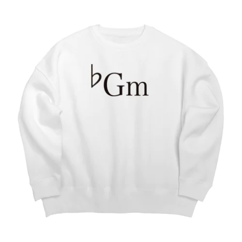 ♭Gm Big Crew Neck Sweatshirt