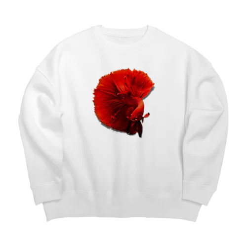 ベタちゃん Big Crew Neck Sweatshirt