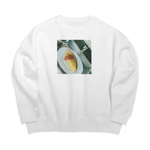 オムライチュナ~🥟 Big Crew Neck Sweatshirt