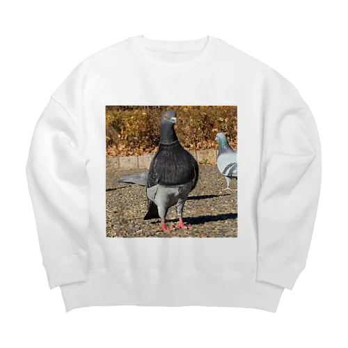 ハト人 Big Crew Neck Sweatshirt