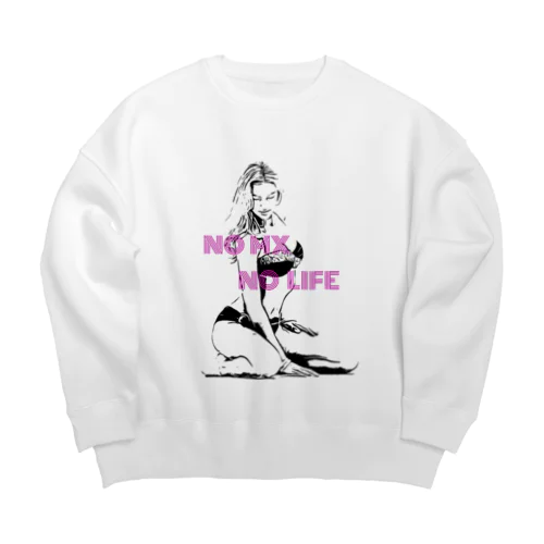 美女ちゃん Big Crew Neck Sweatshirt
