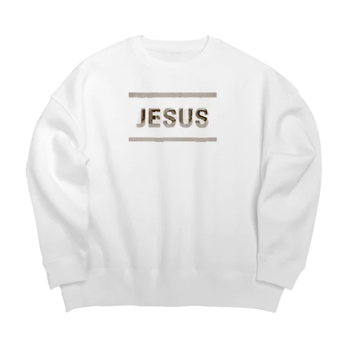 Jesus Big Crew Neck Sweatshirt