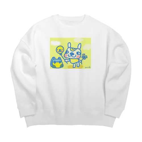 ハルランちゃん Big Crew Neck Sweatshirt