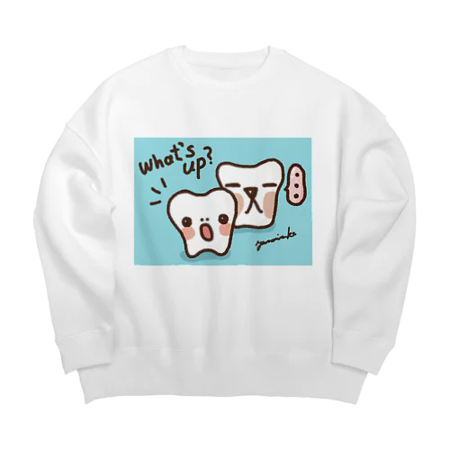 ハハハのハオレのオレのハ！ Big Crew Neck Sweatshirt