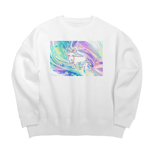 やぎくん Big Crew Neck Sweatshirt