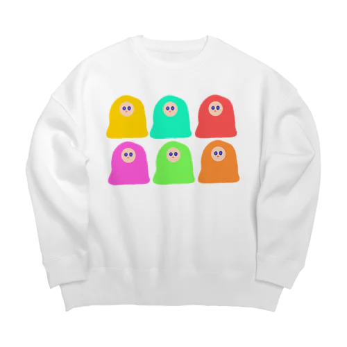 たらこちゃん Big Crew Neck Sweatshirt