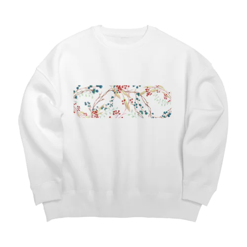 森のかわいい贈り物♪小さな木の実のボタニカル日記 ～徒然～ Big Crew Neck Sweatshirt