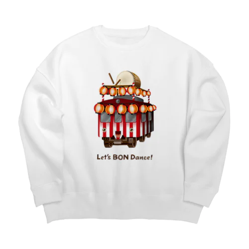 盆踊り電車 Big Crew Neck Sweatshirt