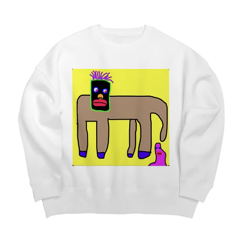 犬Dog  Big Crew Neck Sweatshirt