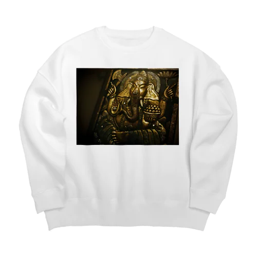 ガネーシャ Big Crew Neck Sweatshirt