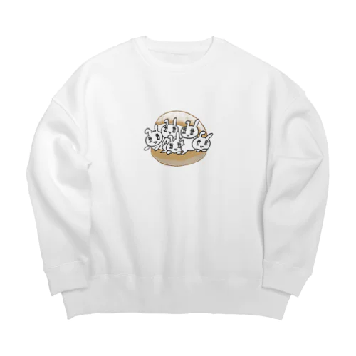 うさトッツォ Big Crew Neck Sweatshirt