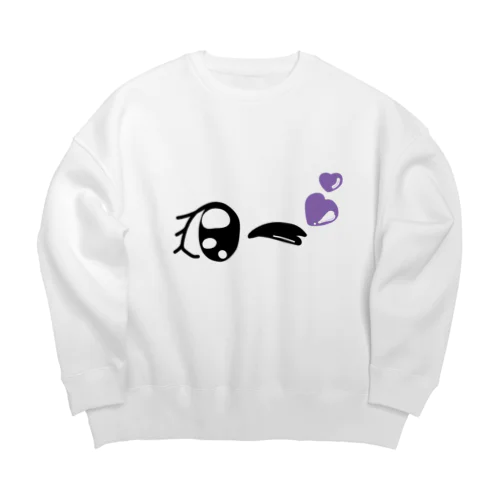 あいむ あん あいどる (ぱーぷる) ♡ Big Crew Neck Sweatshirt