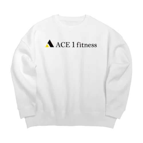 ACE1fitness original item Big Crew Neck Sweatshirt