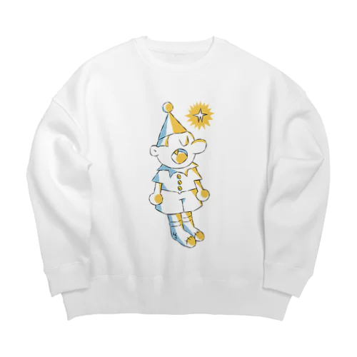 夜に…輝く☆ Big Crew Neck Sweatshirt