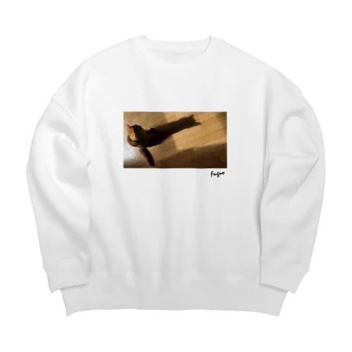 猫と影 Big Crew Neck Sweatshirt