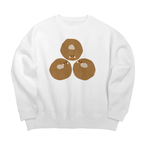 肉団子ちゃん Big Crew Neck Sweatshirt