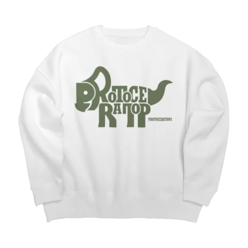 プロトケラトプス Big Crew Neck Sweatshirt