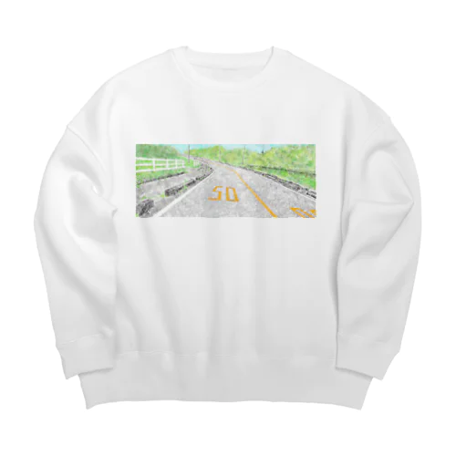 おうちに帰ろう Big Crew Neck Sweatshirt