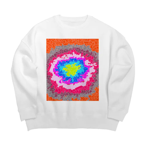 ヒビ Big Crew Neck Sweatshirt