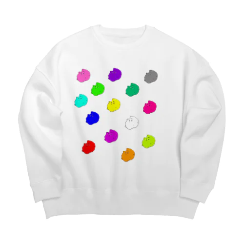 カラバリコロコロチンコロ Big Crew Neck Sweatshirt