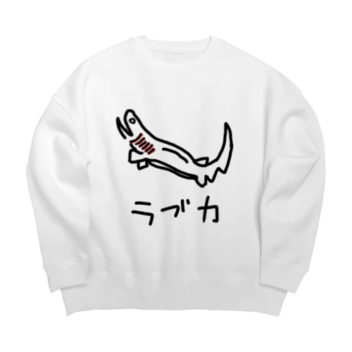 ラブカ Big Crew Neck Sweatshirt