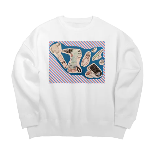 HIDEの工具箱 Big Crew Neck Sweatshirt