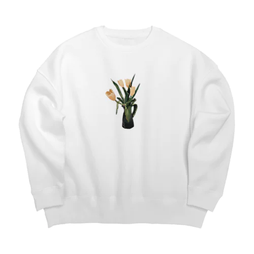 きいろいチューリップ Big Crew Neck Sweatshirt