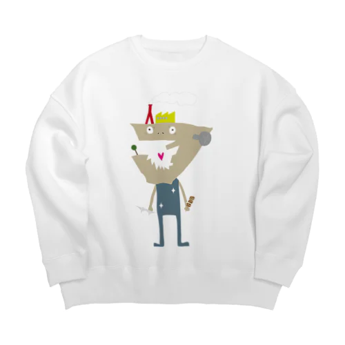 むろらんくん Big Crew Neck Sweatshirt