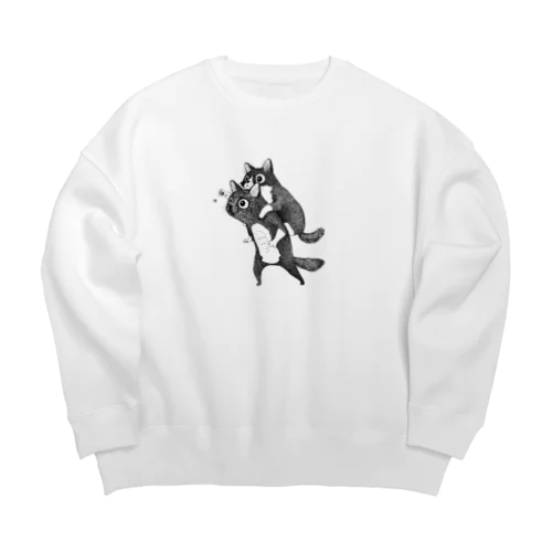 おんぶ Big Crew Neck Sweatshirt