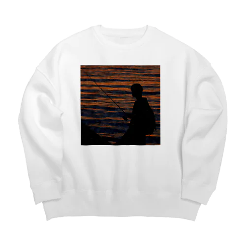 fishing Big Crew Neck Sweatshirt