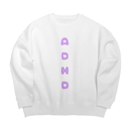 ADHD⸜( ◜࿁◝ )⸝︎︎ Big Crew Neck Sweatshirt