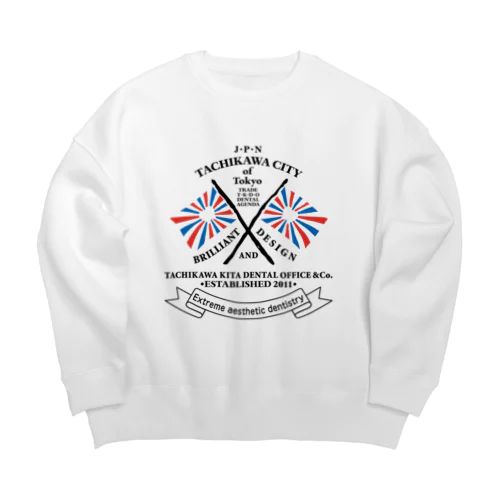 TKDO FLAG BLK Big Crew Neck Sweatshirt