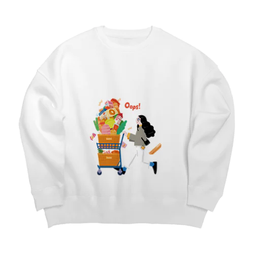 Autumn Shopping(クリア) Big Crew Neck Sweatshirt