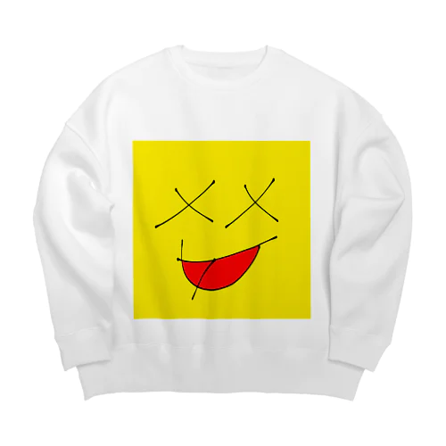 スマイリー Big Crew Neck Sweatshirt