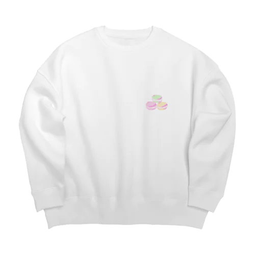 マカロン3種 Big Crew Neck Sweatshirt