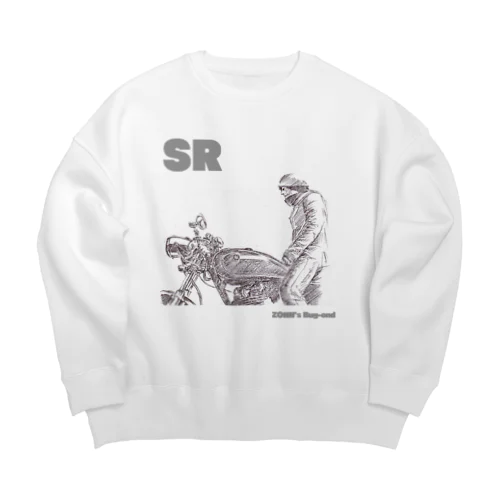 SR スケッチ　02 Big Crew Neck Sweatshirt