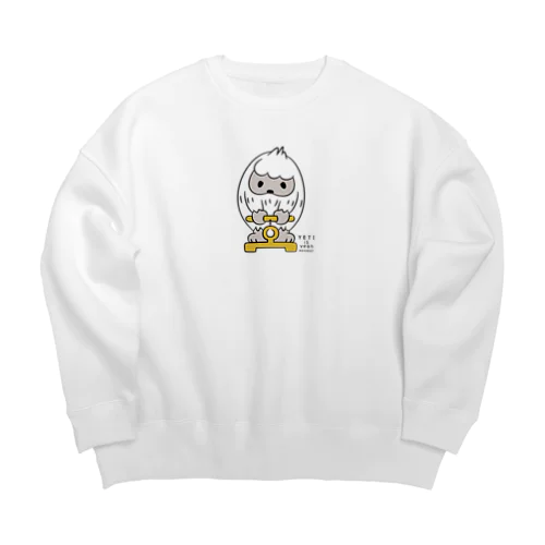 はいきんりょくチェック M Big Crew Neck Sweatshirt