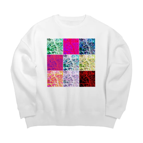 ムグラのグ　混赤 Big Crew Neck Sweatshirt