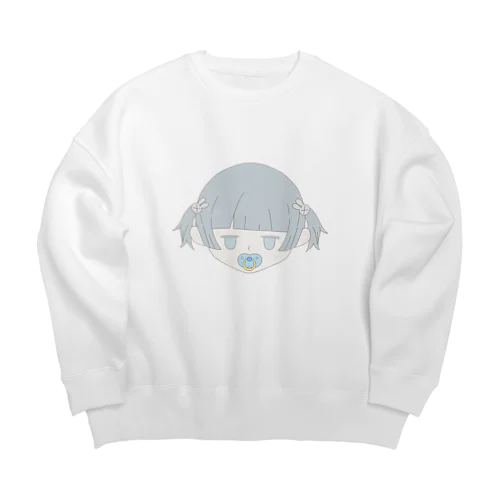 清楚系ばぶ Big Crew Neck Sweatshirt