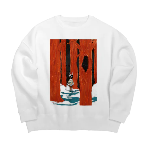 Moth Prince Big Crew Neck Sweatshirt