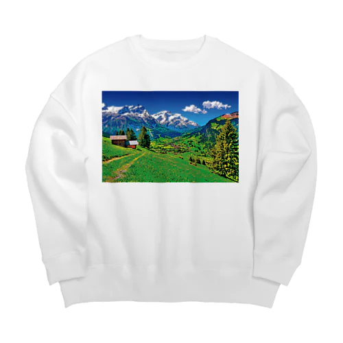 スイス ベルナー・オーバーラント地方 Big Crew Neck Sweatshirt