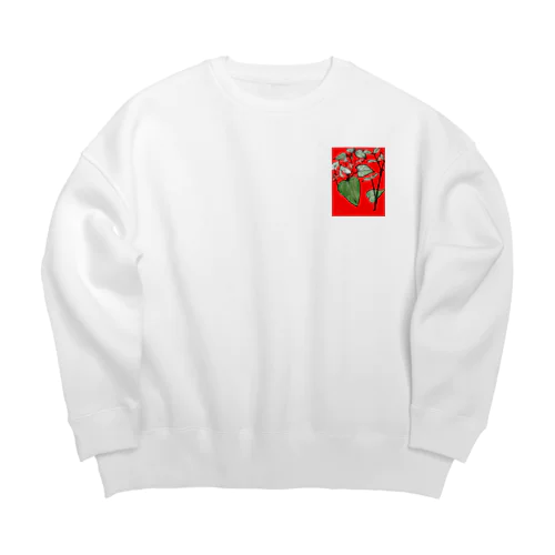 あかどく Big Crew Neck Sweatshirt