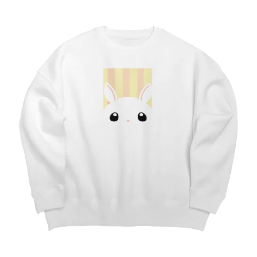 しろうさぎさん Big Crew Neck Sweatshirt