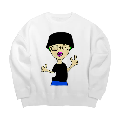 MEGA SUKIPPA Big Crew Neck Sweatshirt