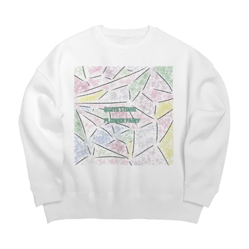 QuiteStone FlowerFairy  Big Crew Neck Sweatshirt