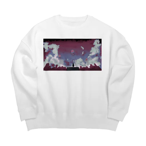 セカンド・ワールドエンド Big Crew Neck Sweatshirt