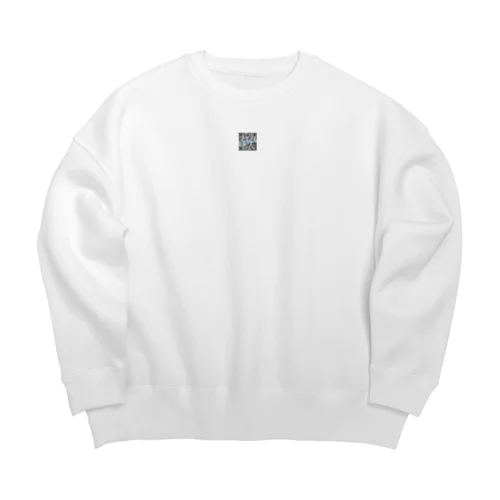 QRコード(sample) Big Crew Neck Sweatshirt