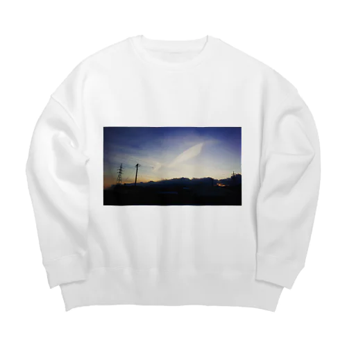 天使の羽 Big Crew Neck Sweatshirt