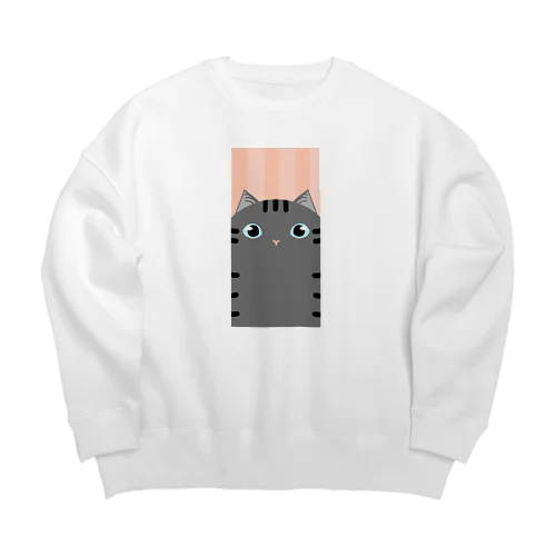 さばとらさん Big Crew Neck Sweatshirt